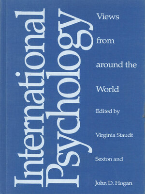 cover image of International Psychology